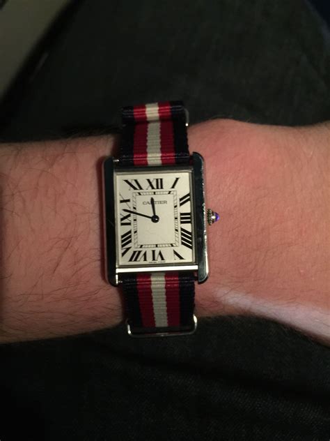 cartier tank nato strap.